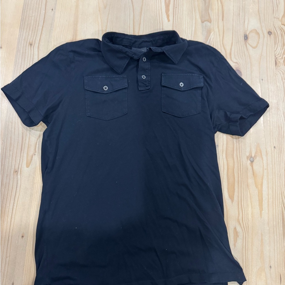 Apt. 9 Men's Black Polo Shirt with Pockets